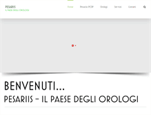Tablet Screenshot of pesariis.it